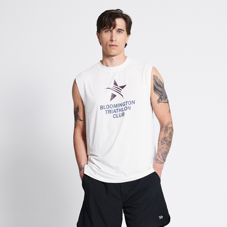 Training tank top "Goal Box" Chalk White